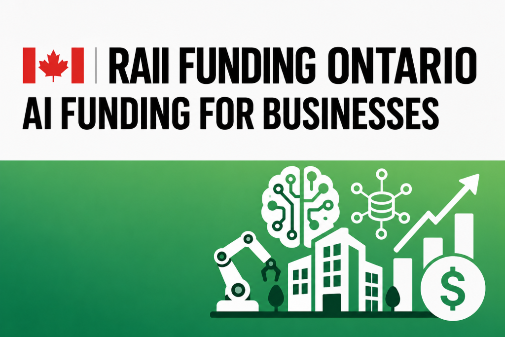 RAII Funding Ontario AI Funding for Businesses